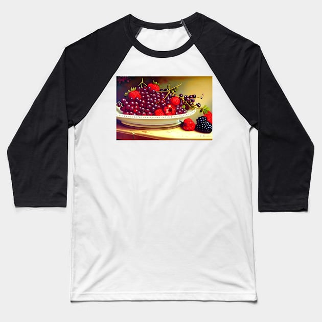 Berries Baseball T-Shirt by Annka47